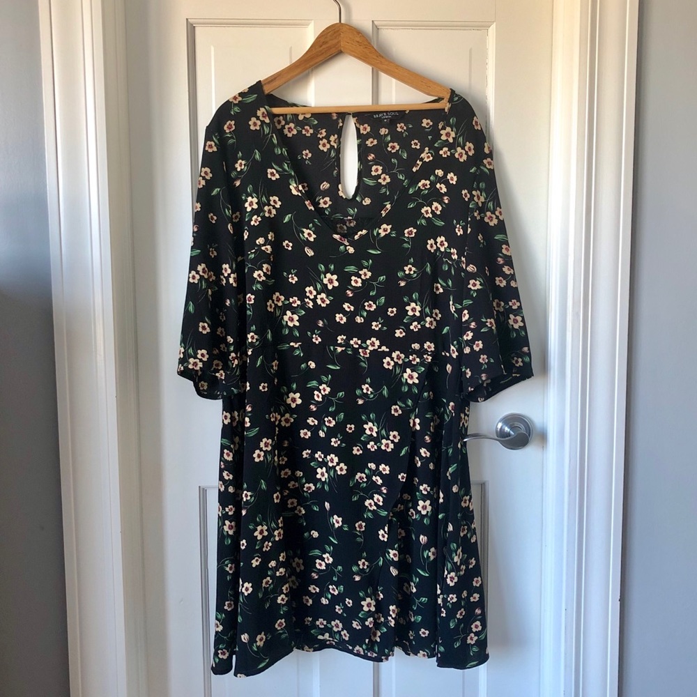 Floral skater dress
